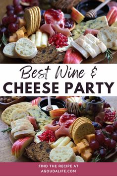 the best wine and cheese party is in this post - it - all photo collage