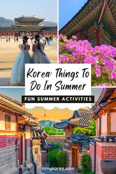 korea things to do in summer with text overlay