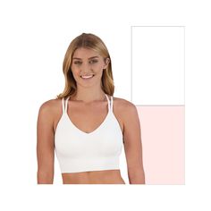 Update your foundations collection with this juniors' 2-pack lightly lined strappy seamless bralette set from SO. Click on this INTIMATES & SLEEPWEAR GUIDE to find the perfect fit and more! Update your foundations collection with this juniors' 2-pack lightly lined strappy seamless bralette set from SO. Click on this INTIMATES & SLEEPWEAR GUIDE to find the perfect fit and more! FEATURES Includes: 2 bralettes Featuring a wireless, seamless construction, this juniors' SO strappy ribbed bralette mak Spring Strappy Sports Bra With Built-in Bra, Trendy White Sports Bra With Built-in Bra, Solid Color Seamless Strappy Sports Bra, White Stretch Sports Bra With Soft Touch, Seamless Strappy Stretch Bra, Seamless Stretch Strappy Bra, Strappy Seamless Stretch Bra, White Sports Bra With Soft Touch, Seamless Strappy Sports Bra