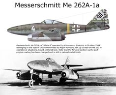 an old photo of a messerschmitt me fighter plane