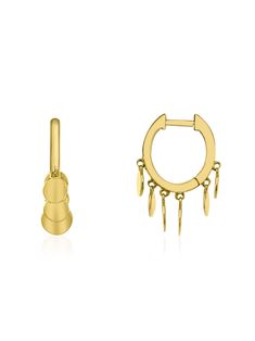 Elevate your style with our Multi Dangle Disk Huggie Earrings. Crafted from 14k yellow gold, these huggie earrings feature exquisite dangling gold disks that add a touch of luxury to any outfit. Experience the art of elegance and sophistication with every wear. Luxury Yellow Gold Huggie Jewelry, Luxury Dangle Huggie Earrings, Luxury Huggie Dangle Earrings, Bridal Pendant, Gold Disc, Bridal Engagement Rings, Bridal Bands, Engagement Ring Wedding Band, Huggies Earrings