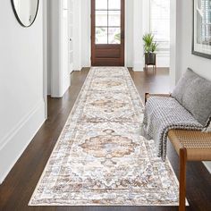 the hallway is clean and ready to be used as a place for sitting or relaxing