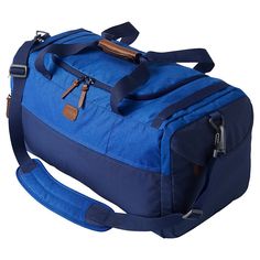 "From the gym to the office to overnight — whatever your destination, this Lands’ End Medium All-Purpose Travel Duffle Bag is the perfect way to get your belongings there with you. From the gym to the office to overnight — whatever your destination, this Lands’ End Medium All-Purpose Travel Duffle Bag is the perfect way to get your belongings there with you. DETAILS 11\"H x 11\"W x 24\"L Handle: 8'' drop Adjustable shoulder strap length: 8\" up to 14\" Dual carrying handles Zipper closure Zipper Blue Nylon Travel Bag, Blue Nylon Gym Bag For Everyday Use, Everyday Blue Nylon Gym Bag, Blue Nylon Sporty Travel Bag, Sporty Blue Nylon Travel Bag, Blue Nylon Functional Duffle Bag, Functional Blue Nylon Duffle Bag, Blue Nylon Gym Bag For Daily Use, Casual Blue Nylon Duffle Bag