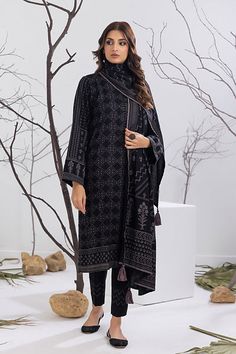 LSM Lakhany LG-ZH-0100-C Winter Cashmi Vool Prints Default Title LSM Lakhany LG-ZH-0100-C Winter Cashmi Vool Prints Original brand suit fabric and photography lite diffrance in actual print. Black Digital Print Workwear Sets, Winter Lawn Suit With Printed Motifs, Winter Unstitched Lawn Suit With Printed Motifs, Winter Lawn Suit With Printed Motifs, Unstitched, Winter Cotton Sets With Printed Motifs, Patterned Cotton Unstitched Suit With Long Sleeves, Digital Print Long Sleeve Sets For Workwear, Long Sleeve Digital Print Sets For Work, Long Sleeve Patterned Cotton Unstitched Suit