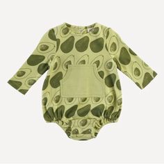 Kate Quinn Long Sleeve Kanga Bubble Bodysuit 70s Avocado (Green) Sizes 12-18 Or 18-24 Mos While Supply Lasts 100% Organic Cotton New With Tags! Summer Long Sleeve Bubble Romper For Playwear, Long Sleeve Bubble Romper For Summer Playwear, Playful Long Sleeve Onesie For Summer, Playful Long Sleeve Summer Onesie, Playful Long Sleeve Bubble Romper For Playwear, Cute Long Sleeve Summer Onesie, Playful Long Sleeve Bubble Romper For Loungewear, Playful Long-sleeve Bubble Romper For Loungewear, Playful Long Sleeve Bubble Romper