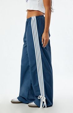 PacSun Navy Wide Leg Track Pants | PacSun High Waisted Track Pants, Adidas Cotton Track Pants, Sst Track Pants, Track And Field Pants, Gap Blue Sweatpants, Casual Track Pants, Nike Baggy Vintage Nylon Track Pants Jogger, Blue Gym Pants, Nike Sweatpants Windbreaker