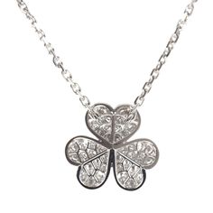 This Van Cleef & Arpels Small Frivole pendant necklace is of diamonds and Rhodium plated 18K white gold hardware, featuring small flower pendant encrusted with a total of 43 round diamonds and a hallmark lobster clasp closure.Origin: FranceCondition: New and never wornAccompanied by: VCA gift box, VCA green jewelry box, authenticity cardMeasurements: 8" Necklace Drop .5"x .5" Pendant Van Cleef And Arpels Butterfly Necklace, Necklace With Diamonds, Authentic Vans, Green Jewelry, Birkin 25, Van Cleef Arpels, Van Cleef, Flower Pendant, Small Flowers