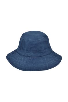 Bronte Bucket Hat - Ocean Blue**Organically Plant Dyed** Cheap Summer Bucket Hat With Flat Brim, Cheap Blue Bucket Hat For Outdoor, Cheap Brimmed Bucket Hat For Spring, Cheap Everyday Brimmed Bucket Hat, Cheap Curved Brim Bucket Hat For Travel, Luxury Flat Brim Bucket Hat For Vacation, Cheap Outdoor Bucket Hat With Curved Brim, Luxury Blue Wide Brim Mini Hat, Cheap Summer Travel Bucket Hat