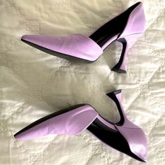 These Heels Are In The Box And Never Worn. Purchased At Nordstrom. Beautiful And Unique Shoes. Lilac Heels, Unique Shoes, The Box, Color Purple, Shoes Women Heels, Lilac, Shoes Heels, Nordstrom, Women Shoes