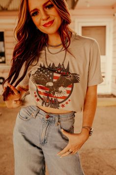 Rock red, white, and blue with our Freedom Tour USA Graphic Tee! This distressed graphic tee has an American flag graphic that’s the perfect way to show off your patriotic spirit! Distressed Graphic Tee, Beer Graphic, Plus Size Shopping, Caicos Islands, Papua New Guinea, Equatorial Guinea, Cool Tees, Turks And Caicos Islands, Red White And Blue