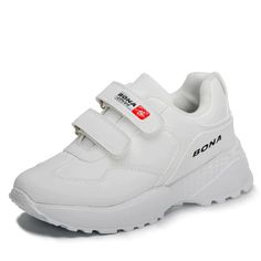 • Upper Material: Synthetic• Season: Spring & Autumn• Feature: Breathable• Outsole Material: EVA• Insole Material: Polyurethane• Fit: Fits true to size, take your normal size• Closure Type: Hook & Loop• Pattern Type: Solid• Lining Material: Cotton Fabric• Width Options: Medium / Wide• Shipping Worldwide• Import White Slip-resistant Walking Shoes With Round Toe, White Slip-resistant Round Toe Walking Shoes, Cushioned Synthetic Sneakers, Non-slip Synthetic Low-top Walking Shoes, Sporty Synthetic Walking Shoes With Closed Toe, White Non-slip Synthetic Walking Shoes, White Synthetic Walking Shoes With Round Toe, White Slip-resistant Flat Sneakers, White Round Toe Sneakers For Outdoor Activities