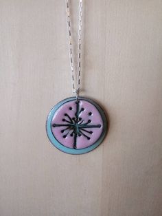 This one of a kind enamel pendant features mint and pale pink enamel and vintage atomic style. Perfect for those who love Mid-Mod Style! Hung on a Sterling Silver box chain. Starburst Pendant, Atomic Starburst, Mod Style, Mid Mod, Pink Enamel, Silver Box, Box Chain, Sterling Silber, Atom