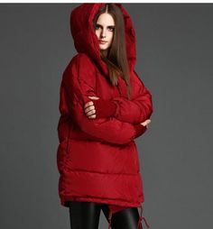 This down coat make with 90% duck down ,very warm in the winter .also have plus size to 10 XL.,please kind contact with me if you want a custom size This is a winter down jacket fill with down.we design it with a very thick and warm style.this hooded down jacket could keep you very warm in the cold winter.the side pockets is very useful.a unique design women winter coat. Material: 90% duck down ,polyester Style: Casual Package Contents: 1 x down coat Size: S:Length:80cm chest:126cm shoulder :40c Autumn Outwear, Winter Puffer Coat, Winter Puffer, Duck Down Jacket, Plus Size Winter, Warm Down, Long Sleeve Outerwear, Coat Winter, Padded Coat