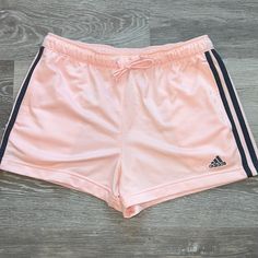 Pink Adidas Shorts Size Medium. Brand New Without Tags! Perfect Condition. Adidas Athleisure Shorts For Spring, Adidas Athletic Shorts For Spring Athleisure, Adidas Athleisure Athletic Shorts For Spring, Adidas Pink Shorts For Spring, Pink Adidas Athleisure Shorts, Adidas Spring Shorts With Elastic Waistband, Adidas Stretch Bottoms For Summer, Adidas Pink Athleisure Shorts, Adidas Summer Workout Bottoms