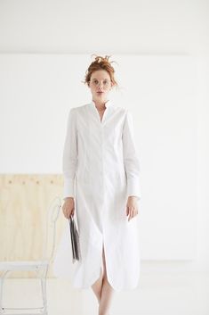 Elegant Shirt Dress With Shirttail Hem And Relaxed Fit, Elegant Shirt Dress With Relaxed Fit And Shirttail Hem, Elegant Shirttail Hem Shirt Dress With Relaxed Fit, Long Cotton Shirt Dress For Work, Spring Workwear Tunic With Shirttail Hem, Fitted Long Shirt Dress For Daywear, Long Fitted Shirt Dress For Daywear, Spring Workwear Fitted Tunic, Long Relaxed Fit Shirt Dress For Work