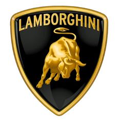 the lamb logo is shown in gold and black