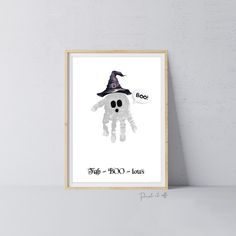 a poster with a skeleton wearing a witch's hat and the words boo boo - lous on it