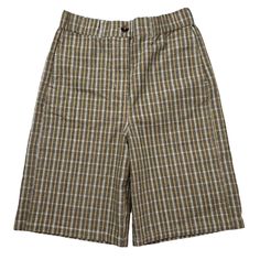 New With Tag (Nwt). Never Worn. Urban Outfitters Playa Longline Shorts. Color: Light Golden Yellow/Light Tan, White And Black Plaid. Menswear Vibes. High Waisted With A Relaxed Leg In A Longline Silhouette. Elastic In Rear Part Of Waistband. Side Slash Hand Pockets. One Oversized Square Patch Pocket In Rear. Zip Fly With Plastic Button Closure. Belt Loops. This Fabric Feels Like A Nice Quality - A Bit Heavier Like A Twill And Has A Stiffer Hand Feel. 100% Cotton. Machine Wash Cold. Tumble Dry Lo Bermuda Pants, Summer Plaid, Urban Outfitters Shorts, Urban Outfitters Women, Yellow Light, Mom Shorts, Plaid Shorts, Soft Shorts, Yellow Fashion