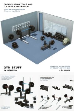 the gym stuff is displayed in this brochure