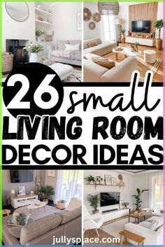 small living room decor ideas that are easy to do