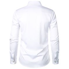 Type: ShirtGender: MaleStyle: CasualFit Type: Loose-fittingShirt Length: RegularSleeve Length: Long SleevesNeckline: TurnoverMaterial: Polyester, SpandexPattern Type: plainThickness: StandardSeason: Spring, Summer, AutumnPackage Contents: 1 x Shirt White Long Sleeve Shirt For Business Casual, Casual Slim Fit Blouse For Business, White Slim Fit Long Sleeve Blouse, White Long Sleeve Business Top, Fitted V-neck Shirt For Business Casual, White Long Sleeve Slim Fit Blouse, White Long Sleeve Office Shirt, White Semi-formal Shirt With Button Closure, Oxford Brogues