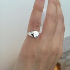 "Silver Pinky ring, Engraved ring, Initial Ring, Personalized Ring, silver letter ring, sterling silver - also suitable for men and women, Diameter: aprox' 0.7 mm = 0.27\" Please note in the \"notes to seller\" at checkout. : * state your ring size * letter you want to apper or to leave it blank The product will arrive to you packed in gift box and padded envelope to maintain the product Our jewelry are water resistant and comes with 1 year warranty For more rings from us: https://www.etsy.com/i Silver Signet Ring For Everyday, Silver Initial Ring With Round Band For Everyday, Everyday Silver Initial Ring With Round Band, Simple Sterling Silver Round Signet Ring, Minimalist Engraved Sterling Silver Ring, Silver Signet Ring Stamped 925 For Everyday, Silver Open Signet Ring Stamped 925, Silver Signet Ring Stamped 925 With Open Shape, Silver Open Signet Ring As A Gift