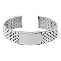 Sizes: 18mm, 19mm, 20mm, 21mm, 22mm Material: Stainless Steel Total Length: 185mm Thickness: 3mm SKU: m.bd2  The timelessly classic and beautifully crafted vintage beads of rice bracelet is made with high quality polished stainless steel links and brushed clasp. The removable links allow you to adjust the length as needed to fit your wrist and the deployant clasp stores up to 22mm of it’s length within the mechanism for finely adjusting the fit of this bracelet (tools required). Silver Stainless Steel Wristband, Classic Adjustable Silver Watch Band, Classic Stainless Steel Watch Bands With Jubilee Bracelet, Classic Adjustable Jubilee Bracelet Watch Band, Classic Round Adjustable Watch Accessories, Classic Adjustable Jubilee Watch Band, Classic Stainless Steel Jubilee Bracelet Watch Bands, Classic Stainless Steel Jubilee Watch Bands, Adjustable Stainless Steel Watch Bands With Stainless Steel Clasp