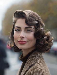 Vintage Haircuts 2024: Trendy Retro Hairstyles for a Modern Twist 1940 Hairstyles, Rockabilly Hair Tutorials, Vintage Haircuts, 1940s Hairstyles, Old Hairstyles, Edgy Haircuts, Rockabilly Hair, Summer Haircuts, Finger Waves