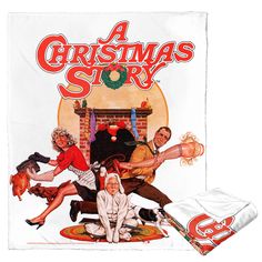 a christmas story movie poster on a white background