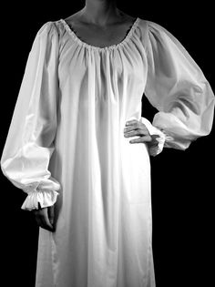 Romantic Chemise — Period Corsets Elegant Long Sleeve Peasant Dress With Gathered Sleeves, Long Sleeve Ruffled Nightgown, Long Sleeve Victorian Dress With Historical Design, Victorian Dress With Long Sleeves And Historical Design, Fitted Peasant Medieval Dress With Long Sleeves, Historical Long Sleeve Dresses For Daywear, Long Sleeve Dresses With Historical Design For Daywear, Historical Design Long Sleeve Dress For Daywear, Elegant Long Sleeve Chemise For Daywear