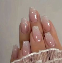 BRAND NEW PRESS-ON NAILS  | eBay Press On Ombre Nails, Press On Prom Nails, Wedding Nails For Bride Classy Bridal Dress, Nails For Dusty Rose Dress, Nails For Mint Green Dress, Natural Nails For Wedding, Ambrosia Nails, Nurse Nails Acrylic Short, Pale Chrome Nails