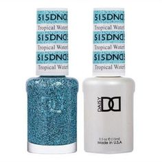 Made in USA.Forget base coats, bond-aids, and primers. DND Soak Off Gel Polish, luminous nail color that applies faster, feels thinner, and lasts longer with a fast two-step professional system. DND Gel Nail Polish is fused with essential vitamins that makes nails stronger, healthier, as well as stunning for weeks! Size: 15 Milliliters.  Color: Blue. Tropical Waterfall, Sweet Nails, Luminous Nails, Gel Nail Colors