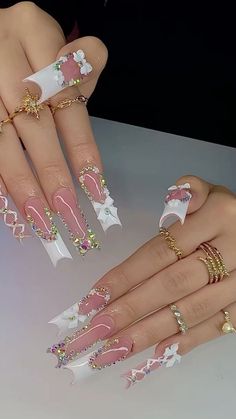 Gold Nails French Tip, Extra Bling Nails, Dior Nails Design, Gold Nails French, Nail Cam, Nails Aura, Nails French Tip, Aura Nails, Fall Nail Ideas