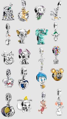 Disney Charms Pandora, Themed Pandora Bracelet, Disney Pandora Charms, Pandora Disney Bracelet, Pandora Bracelet Disney, Charms Pandora Disney, Disney Pandora, Pandora Disney Charms, Pandora Charm