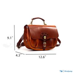 OrcaJump - Timeless Vintage Messenger Bag: A Distinctive and Classic Style Cognac Saddle Shoulder Bag For Daily Use, Everyday Saddle Satchel With Removable Pouch, Everyday Satchel Saddle Bag With Detachable Handle, Everyday Saddle Shoulder Bag With Removable Pouch, Leather Saddle Bag With Detachable Handle For Travel, Classic Saddle Bag With Double Handle For Daily Use, Saddle Satchel With Detachable Strap, Everyday Saddle Satchel With Detachable Strap, Elegant Saddle Satchel For Everyday Use