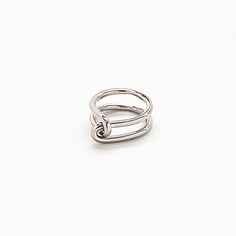 Silver Double Knot Ring Gold Rings For Women, Double Knot, Gold Vermeil Jewelry, Band Design, Knot Ring, Sell Gold, Vermeil Jewelry, Valentines Jewelry, Brass Jewelry