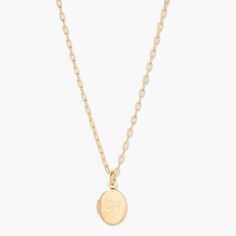 Need a beautiful way to keep a special memory close to your heart? This petite 14k gold covered oval locket is the necklace for you. Have your locket engraved with the initial of your or a loved one’s name. A timeless piece of jewelry that is a favorite with women of all ages. A gorgeous must have special events or going out with your friends! Available in 14k gold plated brass 1/4" by 3/8" locket 18" fine elongated link chain with 2" extender Lobster claw closure With engraving this item is FINAL SALE SKU: BYN1365 Oval Locket, S Name, Link Chain, Lobster Claw, Timeless Pieces, Locket, Special Events, Final Sale, Going Out