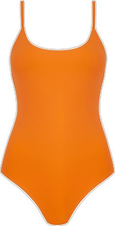 Ortega Orange Swimsuit | Emilia Wickstead X Passalacqua Orange Stretch Swimwear For The Pool, Orange Stretch Swimwear For Pool, Orange Lined Swimwear, Fitted Orange One-piece Swimwear, Orange Lined Swimwear For Swimming, Fitted Orange Swimwear For Swimming, Orange Stretch Swimwear For Swimming, Orange Summer Swimwear, Orange One-piece Swimwear For Pool