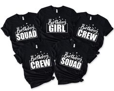 The Birthday Girl Shirt, Birthday Party Girl Shirt, Birthday Squad Shirt, Birthday Party Shirt, Birthday Shirt, Birthday Squad Shirts Discover the Art of Premium Tees Step into a world where every shirt is a testament to exceptional craftsmanship and superior quality. Our tees are not just garments--they are an experience of luxury and comfort.  Our shirts are designed to offer a perfect blend of elegance and comfort. Made from the softest materials, each tee is tailored with precision to delive Birthday Squad Shirt, Birthday Party Girl, Birthday Squad Shirts, Squad Shirt, Birthday Girl Shirt, Birthday Party Shirt, Film Prints, Party Girl, Girl Shirt