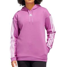 Color: Lilac/Purple Size: Small Oversized Fit Three Stripes On Both Arms Drawstring Hood Pockets Logo On Center Chest. This Adidas Women's Pullover Hoodies Is A Versatile Choice For Warm Ups, Cool Downs Or Much Needed Chill Time Content: 100% Polyester Adidas Trefoil Hoodie, Adidas Cropped Hoodie, Chill Time, Adidas Pullover, Adidas Sweatshirt, Adidas Hoodie, Pullover Hoodies, Lilac Purple, Grey Adidas