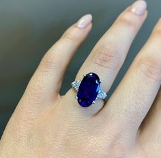 Metal: 14kt White Gold Weight Of Ring Including Stones: 4.30 grams Stone: Diamond And Amethyst Shape: Round and Oval Diamond Total Weight: .20 ctw Amethyst Weight: 5.50 ctw Ring Size: 4 1/2 Sizable: Yes. Please state in size box. Width Of Band: 2.50 mm Customization: This can be custom made with any metals or stones, including stone type, shape, and size. Variations In Stock: Rose Gold Emerald Cut Mystic Topaz- https://www.etsy.com/listing/248521957/rose-gold-427-carat-emerald-cut-mystic?ga_sear Formal Blue Amethyst Ring, Formal Purple Sapphire Rings, Formal White Gold Sapphire Ring With Gemstone Accents, Oval Amethyst Ring In Platinum, Oval Amethyst Platinum Ring, Oval Sapphire Gemstones With Accents, Oval Sapphire Gemstones, Platinum Amethyst Ring In Fine Jewelry Style, Platinum Amethyst Ring Fine Jewelry