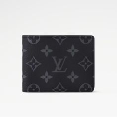 Brand New - Louis Vuitton Eclipse Multiple Wallet 100% Authentic And Purchased From Louis Vuitton Ala Moana Store Includes Tag And Dust Bag No Flaws M61695 Monogram Canvas Wallets With Card Slots, Classic Monogram Canvas Wallet For Everyday Use, Luxury Monogram Canvas Wallets For Everyday Use, Monogram Canvas Wallet With Original Box For Everyday Use, Designer Black Bags With Interior Card Slots, Modern Black Wallet With Dust Bag, Designer Monogram Canvas Wallets For Business, Designer Black Bags With Card Slots, Designer Black Bifold Wallet