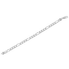 .925 sterling silver, rhodium plated Figaro link chain design. The necklace and bracelet lobster claw type of clasp for extra-security Material: .925 Sterling Silver Necklace Dimensions: 24.00in x 0.32in Bracelet Dimensions: 9.00in x 0.32in Weight: 53.8 grams 925 Sterling Silver Mens Classic Figaro Link Chain Necklace Bracelet Set Made in Italy Silver Chain Link Charm Bracelet, Sterling Silver Figaro Chain Jewelry, Classic Link Charm Bracelet With Lobster Clasp, Classic Charm Bracelet With Lobster Clasp, Classic Silver Chain Link Charm Bracelet, Silver Bracelets With Rectangular Curb Chain Links, Sterling Silver Jewelry With Figaro Chain, Classic Silver Link Charm Bracelet, Silver Jewelry With Figaro Chain And Rectangular Links