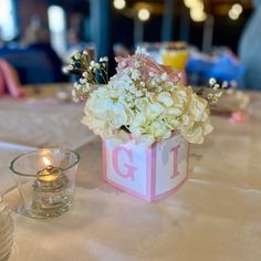 a vase filled with flowers sitting on top of a table