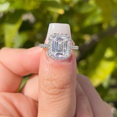 Modern Engagement Ring, Rose Gold And Gold, Emerald Cut Engagement Ring, Gents Ring, Bridal Jewelry Vintage, Cheap Engagement Rings, Petite Ring, Emerald Cut Engagement, Unusual Rings