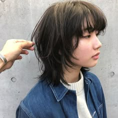 Wolf Cut Mullet, Hair Inspiration Short, Haircut Inspiration, Wolf Cut, Mid Length Hair