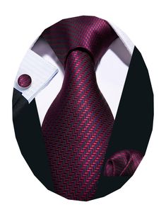 PRICES MAY VARY. Perfect collocation:Necktie+handkerchief+cufflinks, easy-matching for all dress shirt and suit! Normal Size:3.35 inches*59 inches of tie; 9 inches x 9 inches of pocket square,best size for men. Excellent Material:Stainless steel for cufflinks& silk for tie and hanky,1200 stiches woven craft to guarantee durability and wearability.You can feel the different texture on it. Unique Design:Plaid pattern is perfect combination of retro and fashion style which makes men more attractive Plaid Clothing, Western Style Outfits, Ties For Men, Men Formal, Great Gifts For Men, Black Ties, Man Set, Stay Classy, Formal Business