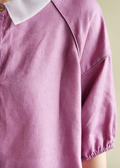 Modern light purple clothes For Women lapel half sleeve silhouette summer shirts Materials used: linen blendedMeasurement:Size L/BUST-120cm Sleeve length 41cm / 15.99"bust 120cm / 46.8"length 66cm / 25.74"Size XL/BUST-124cm Sleeve length 42cm / 16.38"bust 124cm / 48.36"length 67cm / 26.13"We ship worldwide.Tracking numbers provided for all orders. Summer Half-sleeve Shirt With Placket, Summer Half Sleeve Shirt With Placket, Spring Purple Half-sleeve Blouse, Spring Purple Half Sleeve Blouse, Purple Half Sleeve Tops For Spring, Spring Purple Collared Blouse, Spring Purple Blouse With Collar, Spring Half Sleeve Top With Placket, Half Sleeve Tops With Placket For Spring