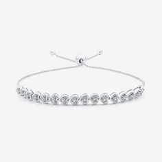 Features: AdjustableDiamond Clarity: I3Jewelry Closure: Side Lock ClaspSetting: PaveShape: HeartStone Cut: RoundDiamond Color: I-JMetal Color: WhiteRounded Carat Weight: 1/10 Ct. T.w.Care: Wipe CleanStone Type: 16 Natural DiamondAuthenticity: Natural DiamondBirthstone: April BirthstoneBracelet Type: Bolo BraceletsMetal: Sterling SilverCountry of Origin: Imported White Diamond Heart-shaped Bracelets, Adjustable Heart-shaped Diamond Jewelry, White Heart-shaped Diamond Bracelets, Classic Adjustable White Gold Heart Bracelet, Classic Adjustable Heart Bracelet For Valentine's Day, Adjustable Classic Heart Bracelet For Valentine's Day, Classic White Heart-shaped Bracelet, Adjustable Round Heart Jubilee Bracelet, Adjustable White Gold Heart Bracelet For Mother's Day