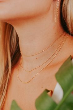 Delicate textured bars are linked together with delicate chain to add a little whimsical sparkle. Adjustable from 13-15" with a 2" extender. Available in 14kt Gold Fill + Sterling Silver. KJ styles the Mari Choker with our 16" and 18" Mari Chain. Love this chain? Check out our Mari Bracelet. Handmade in Eau Claire, WI. Our jewelry is handmade so each piece will be unique and may vary slightly from what is pictured. Copper Uses, Adornment Jewelry, Everyday Wear Jewelry, Delicate Chain, Jewelry Cleaner, Bracelet Handmade, Jewelry Case, 14kt Gold, Earring Necklace